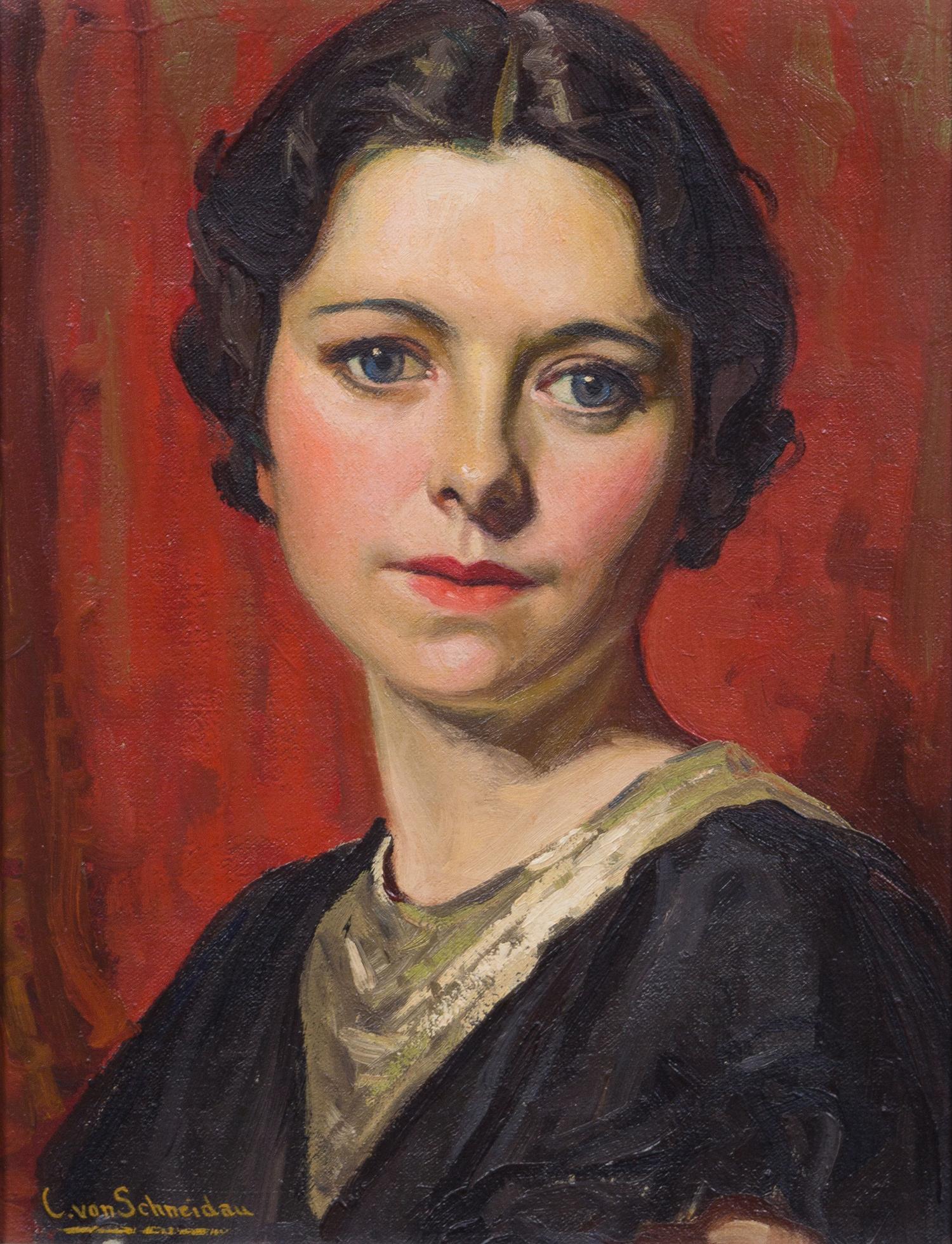 Christian Von Schneidau, (Swedish/American, 1893-1976), Portrait of Genevre Chandler Boyd