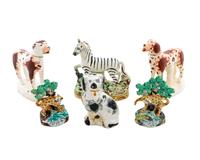 A Group of Six Staffordshire Figures — MID-18TH CENTURY