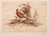 Four Prints: Leftovers , edition 23/100; Trout , edition 31/100; Ruffed Grouse , edition60/100; Pintail Rising, Artist's Proof