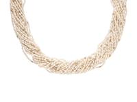 YELLOW GOLD, KESHI PEARL, AND DIAMOND NECKLACE