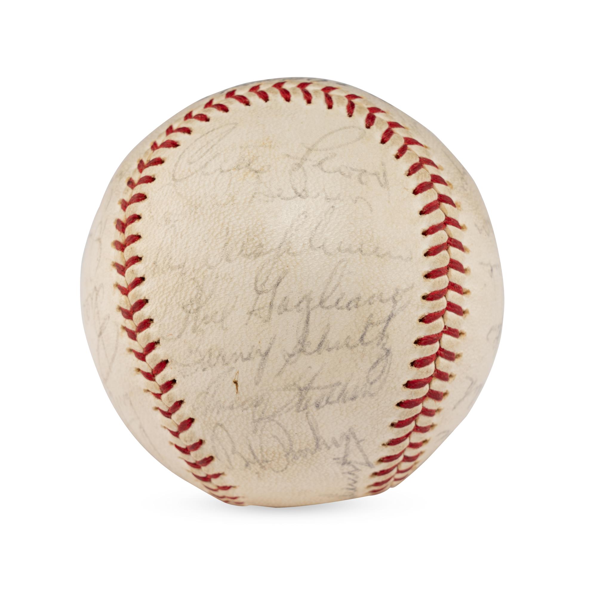 A 1965 St. Louis Cardinals Team Signed Autograph Baseball (Beckett Authentication Services)