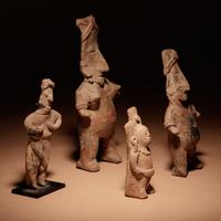 A Group of Four Pre-Columbian Terracotta Standing Figures