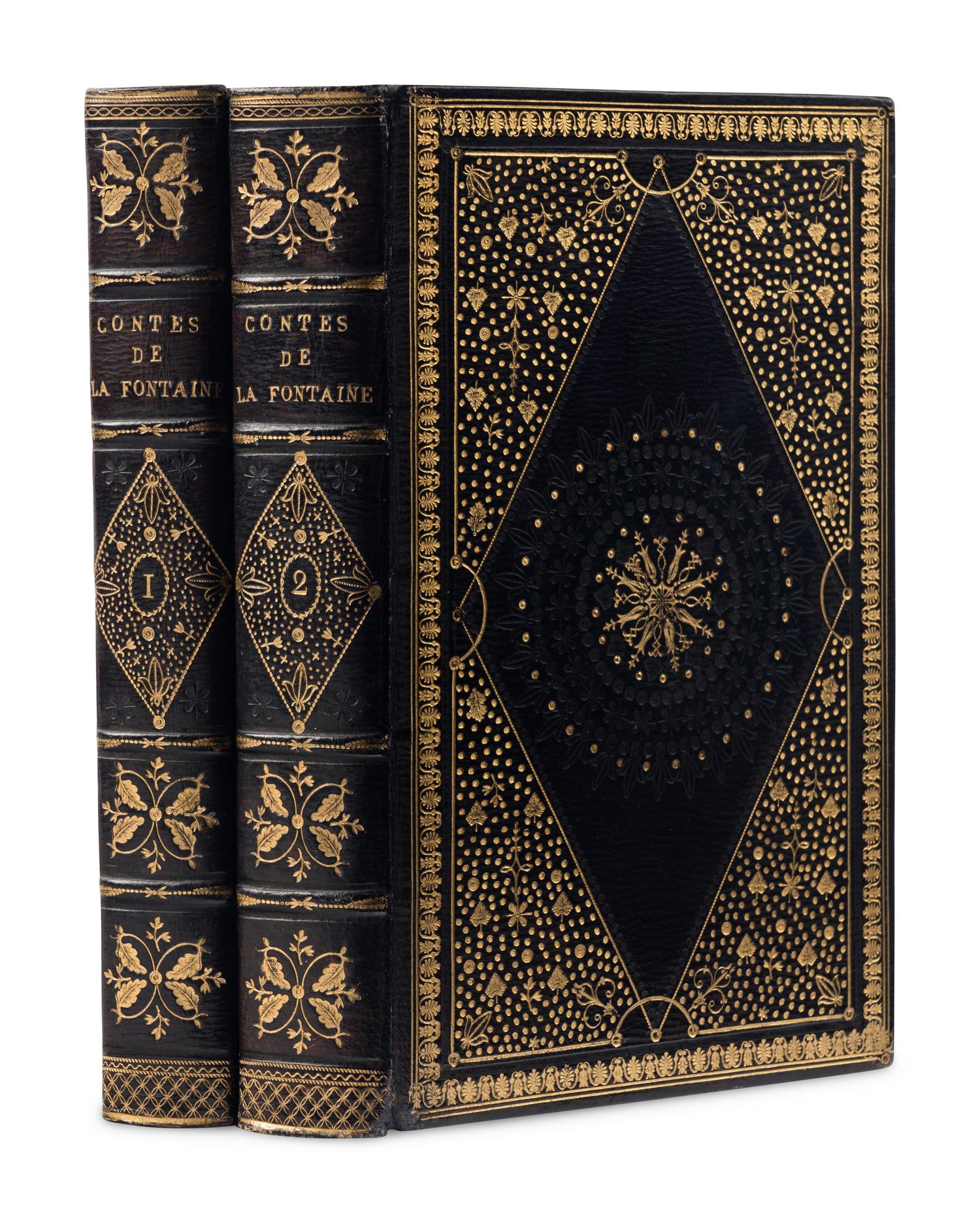 [BINDINGS]. FONTAINE, Jean de La (1621-1695). Contes et nouvelles en vers . Amsterdam [but Paris], 1764.