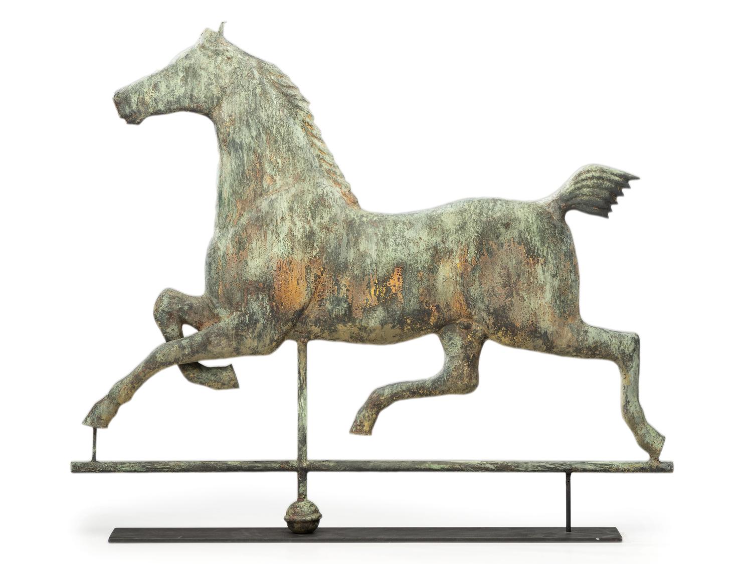 A Copper Hackney Horse Weathervane