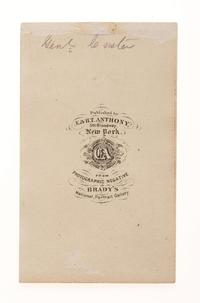 [CUSTER, George Armstrong (1839-1876)]. CDV portrait of Custer as brigadier general. New York: E. & H.T. Anthony, ca 1864.