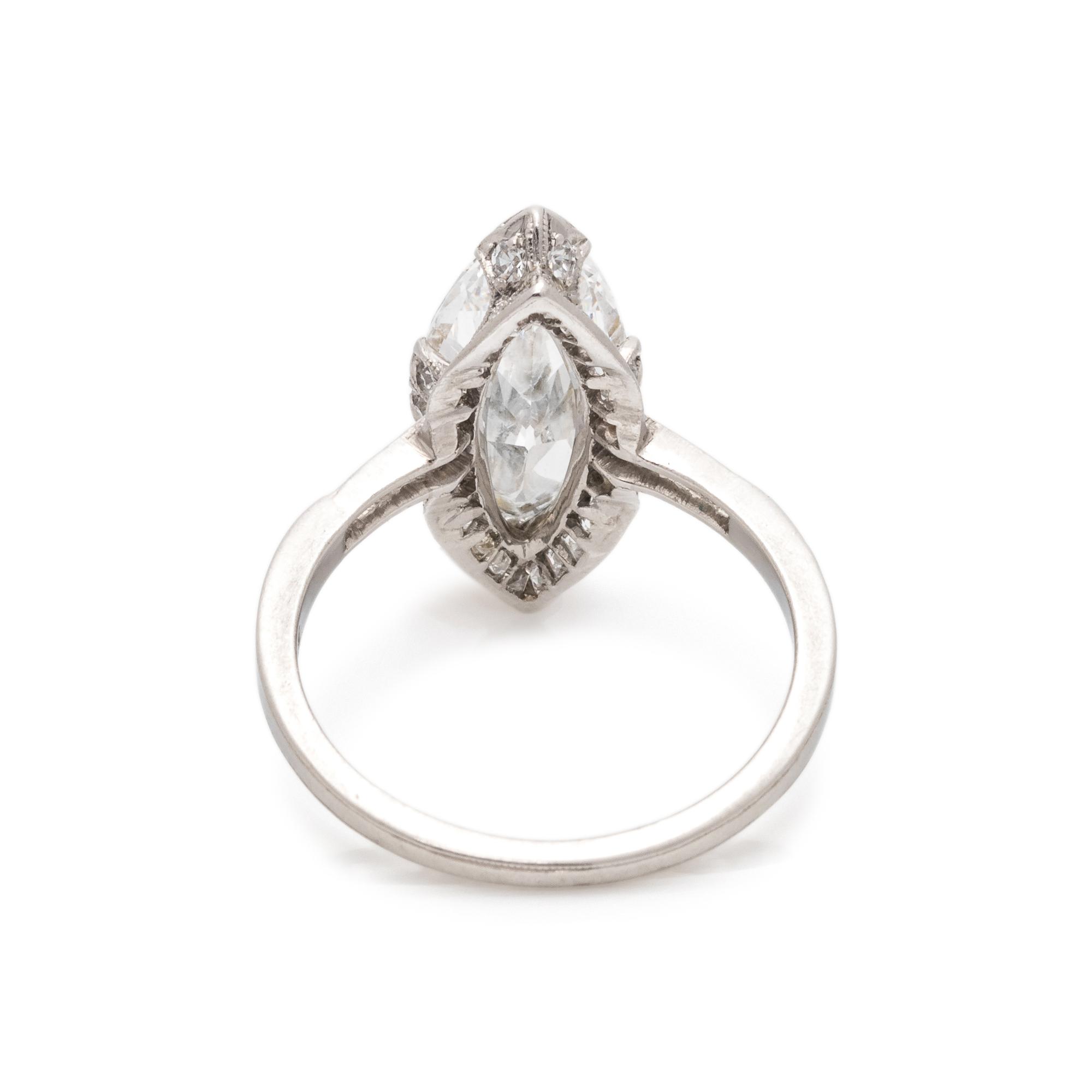 ART DECO, DIAMOND RING
