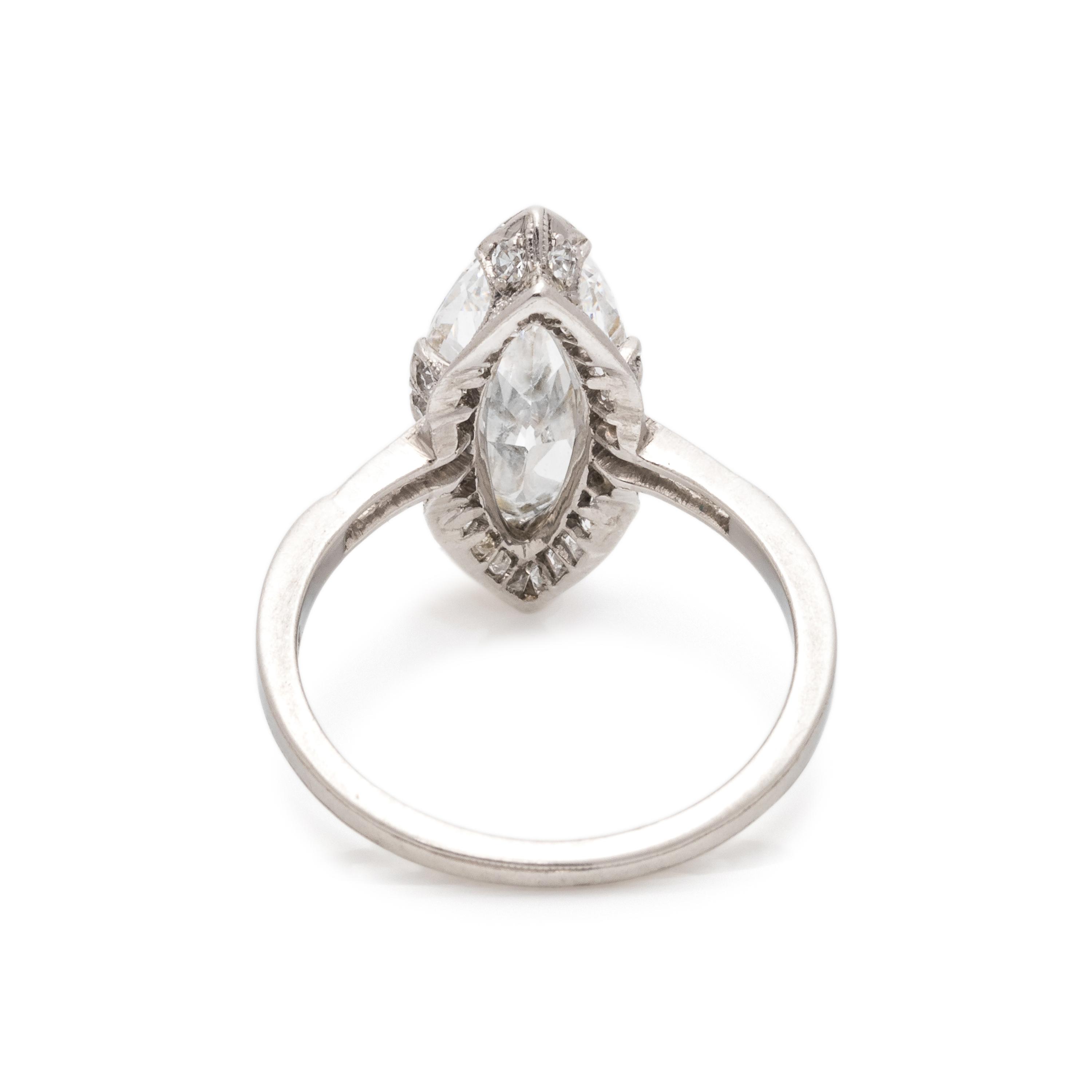 ART DECO, DIAMOND RING