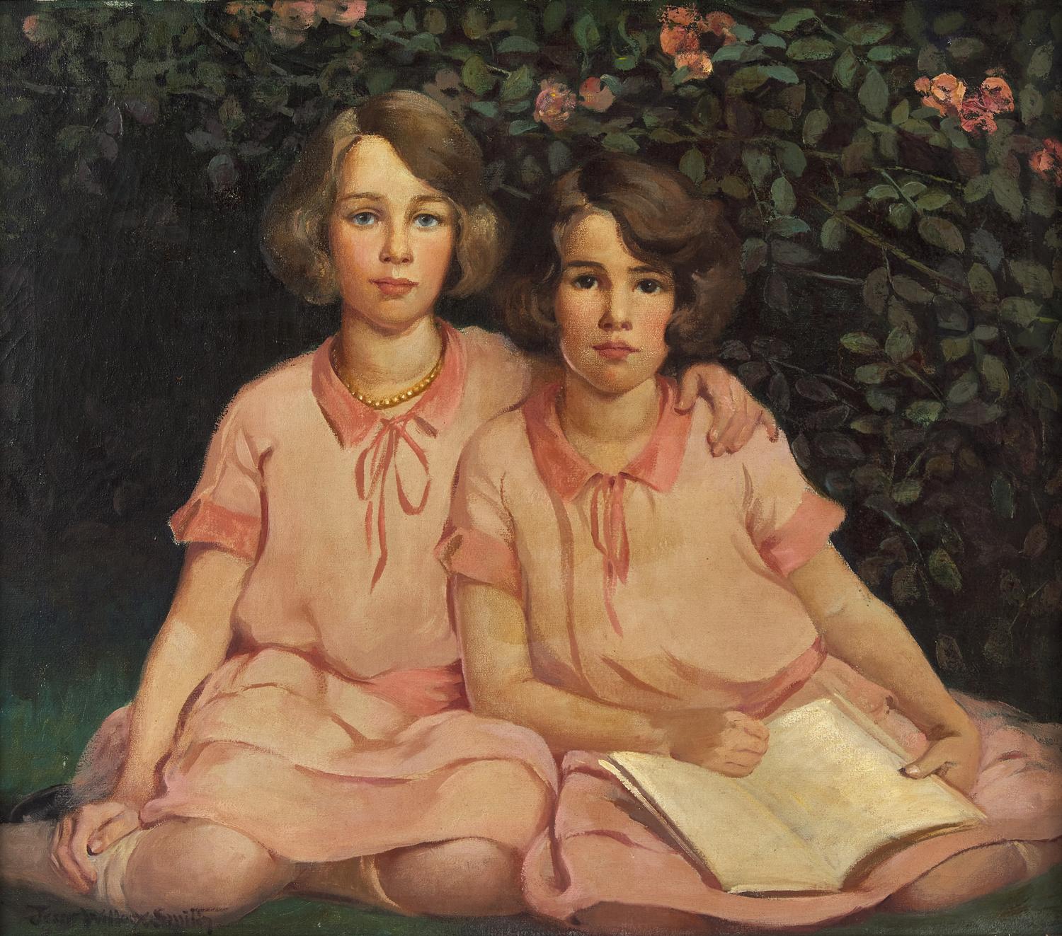 Portrait of Eleanor Glen and Mary Caven Pew; Later Mrs. I. Wistar Morris and Mrs. Richard P. Benson