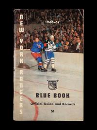 A Group of 16 1960s - 1980s New York Rangers Blue Book Media Guides,