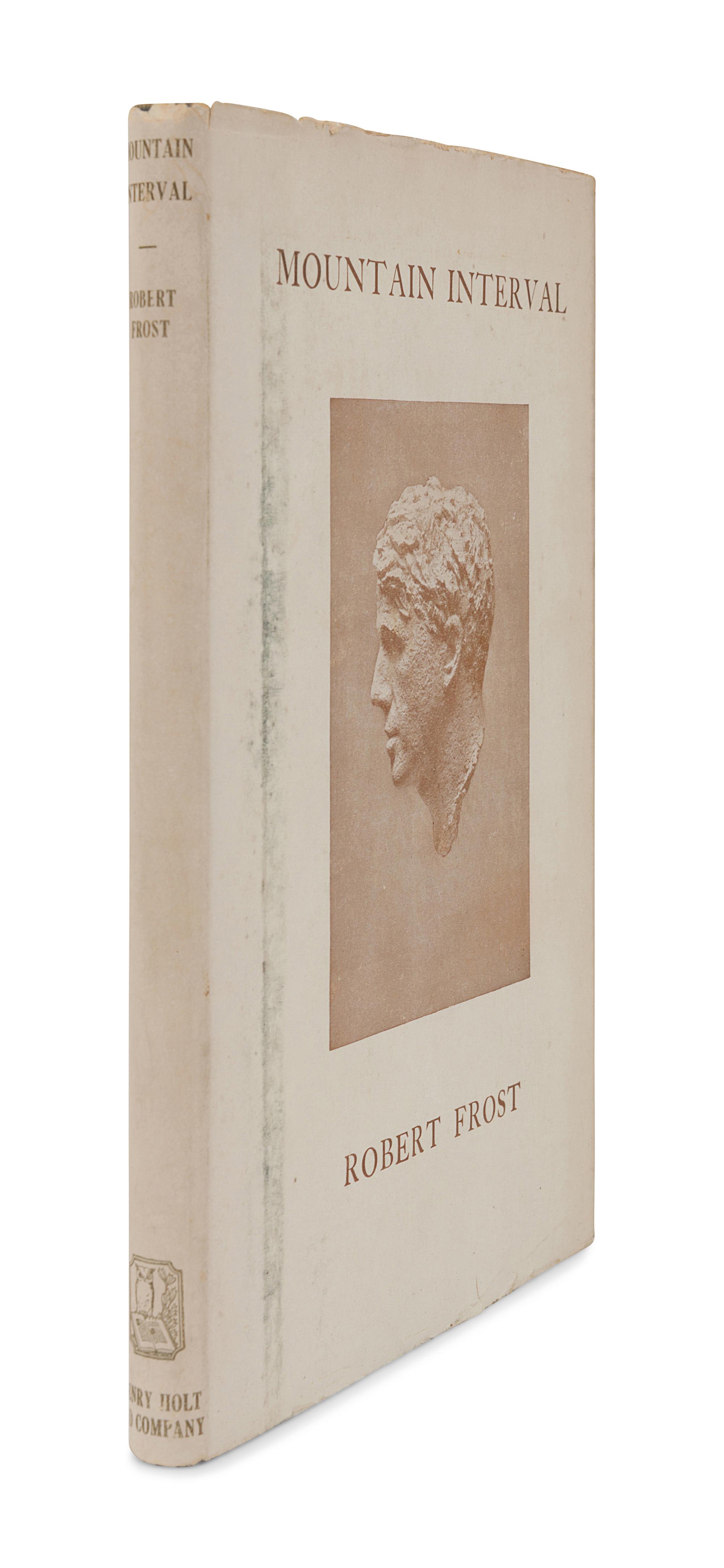 FROST, Robert (1874-1963). Mountain Interval. New York: Henry Holt and Company, 1924.