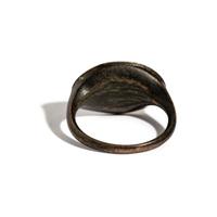 A Greek Bronze Finger Ring with the Goddess Athena