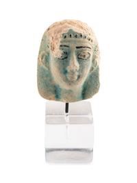 An Egyptian Faience Bust of a Female