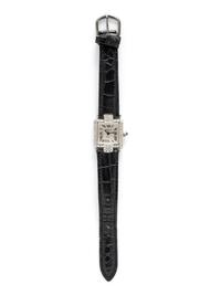 GENEVE, WHITE GOLD AND DIAMOND WATCH