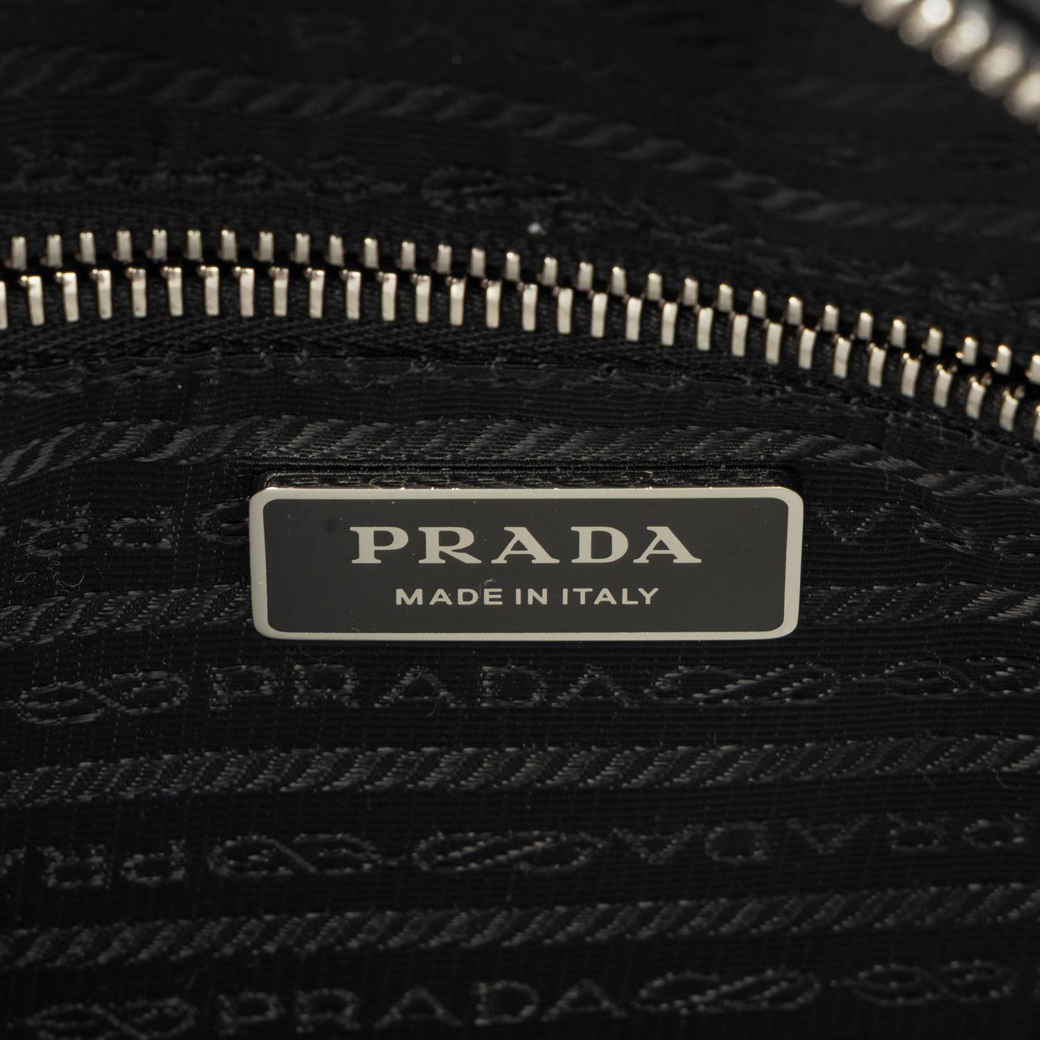 PRADA, SMALL NYLON BOWLING BAG