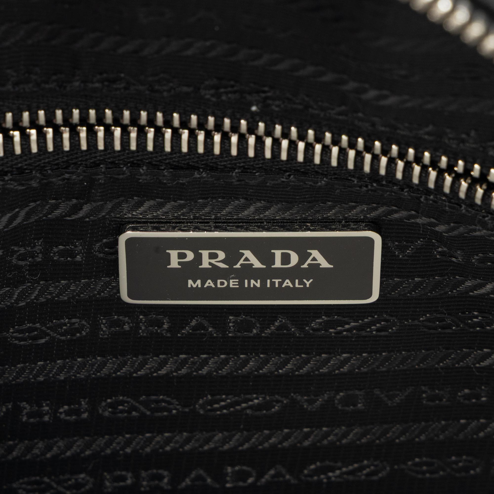 PRADA, SMALL NYLON BOWLING BAG