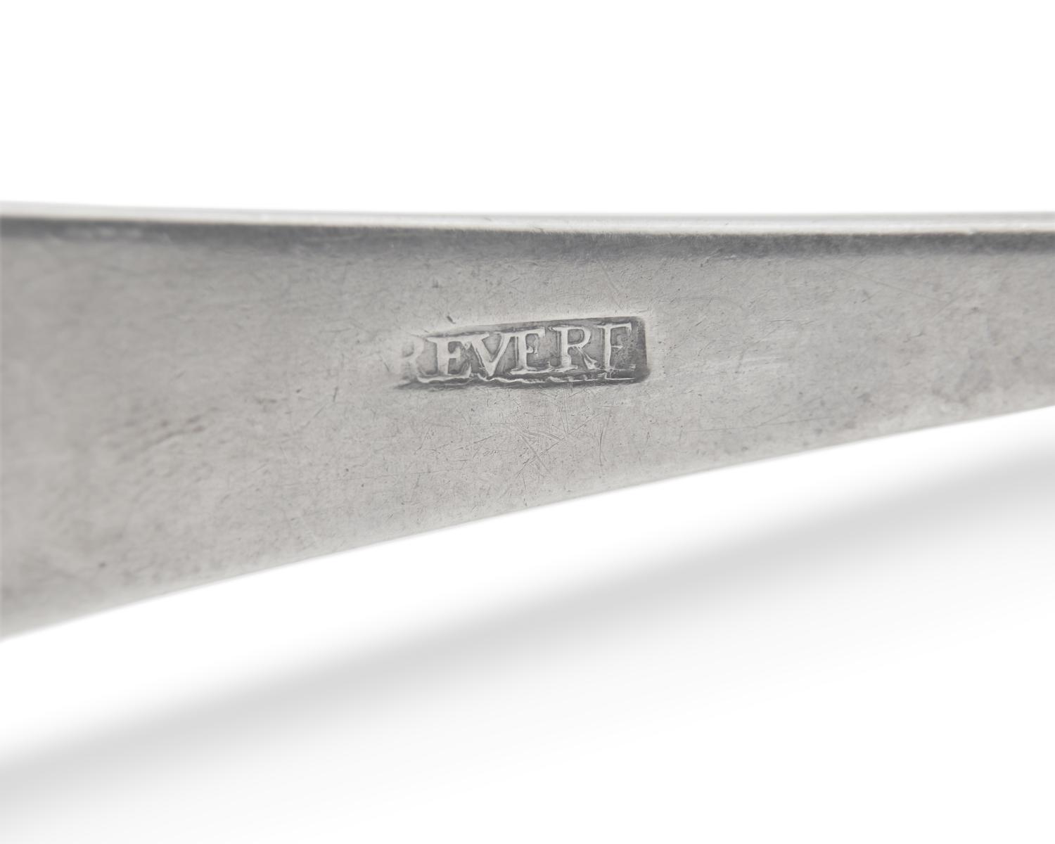 A Silver Tablespoon, Paul Revere, Jr. (1734-1818), Boston, MA, Circa 1770-1790