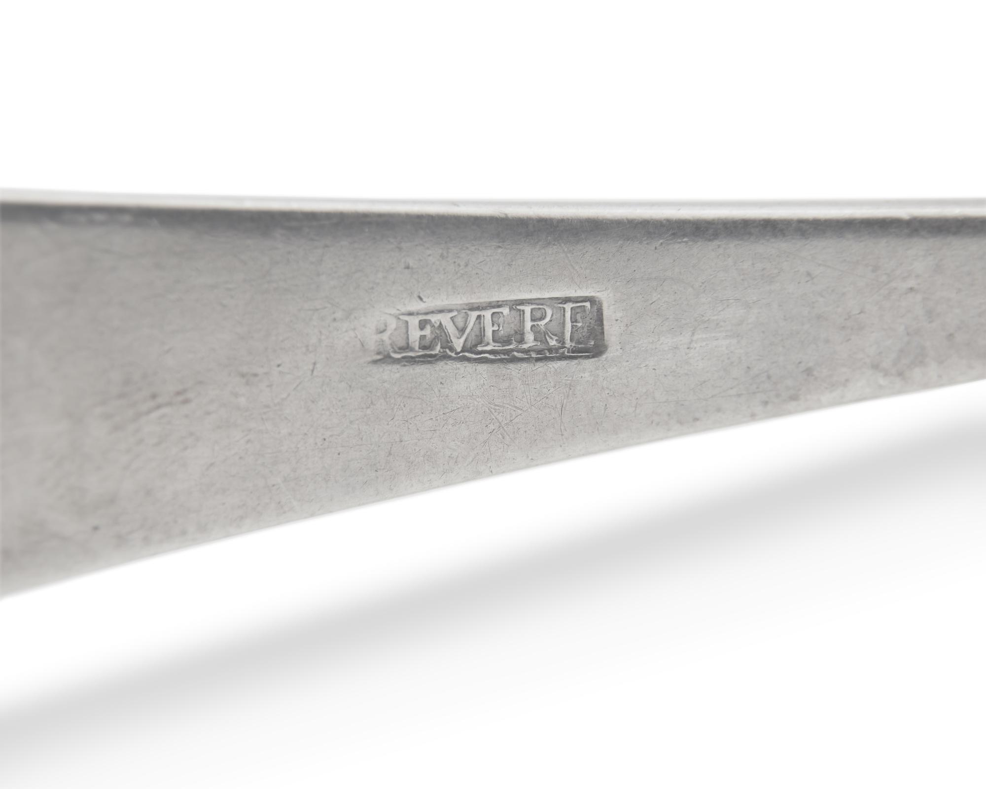 A Silver Tablespoon, Paul Revere, Jr. (1734-1818), Boston, MA, Circa 1770-1790