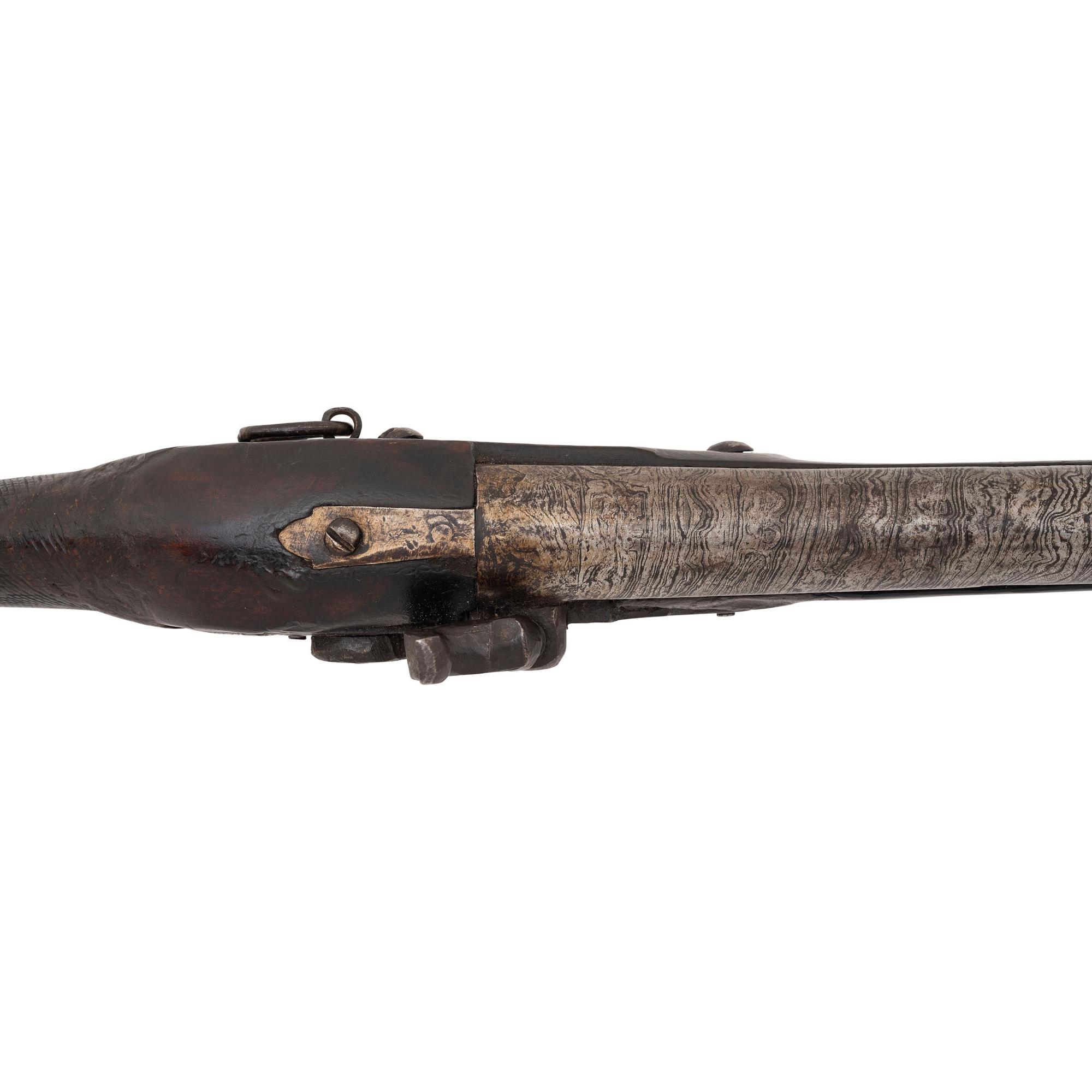 Ottoman Knee Pistol Converted to Percussion