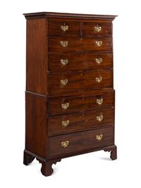 A George III Mahogany Chest-on-Chest