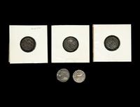 [ANCIENT] Consular Period. Five AR Denarii. (c. 80 BCE)