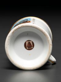 A Mailman's Porcelain Occupational Shaving Mug
