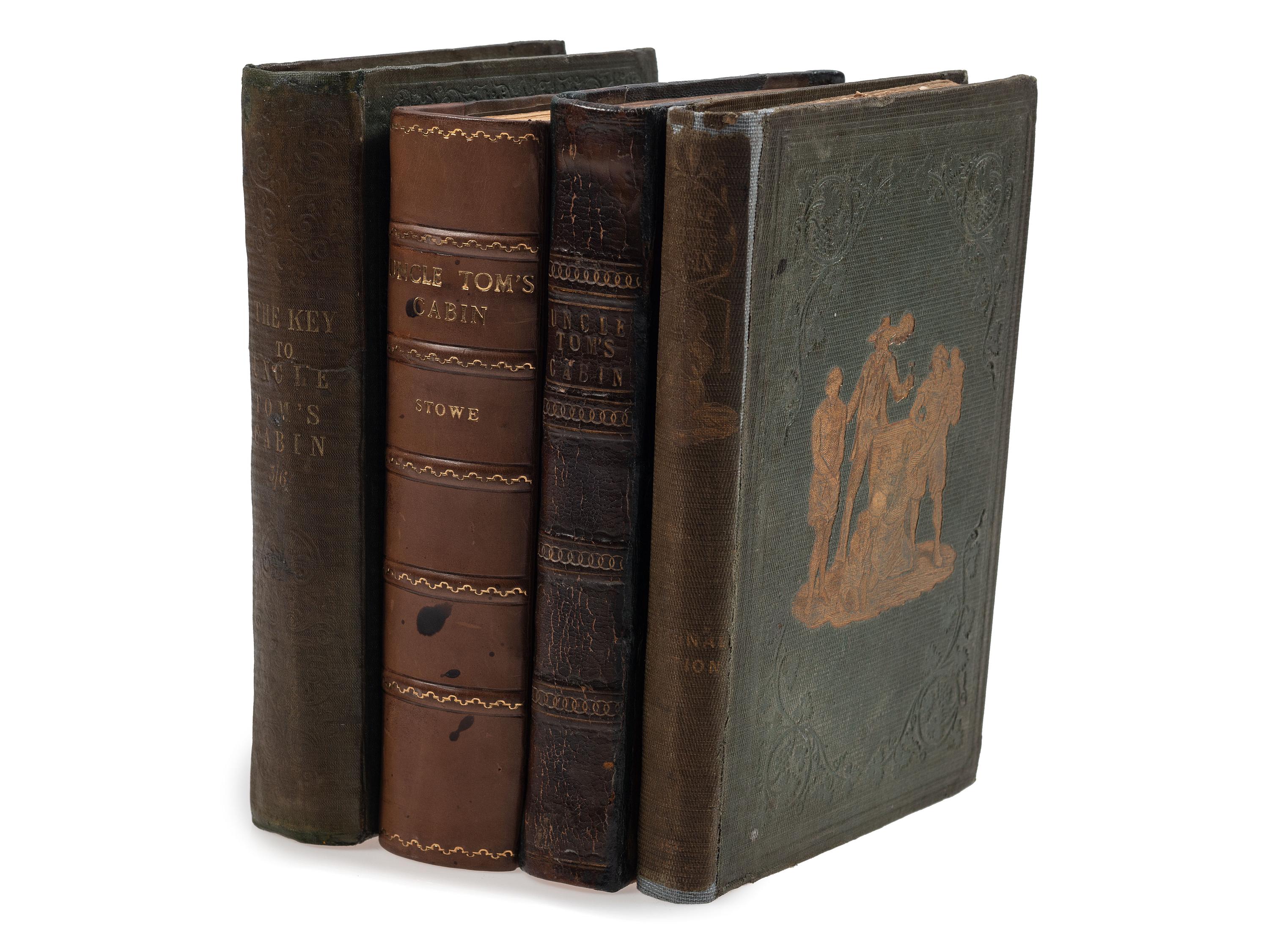 STOWE, Harriet Beecher (1811-1896). A group of 3 very early English editions of Uncle Tom's Cabin. [ With :] The Key to Uncle Tom's Cabin.