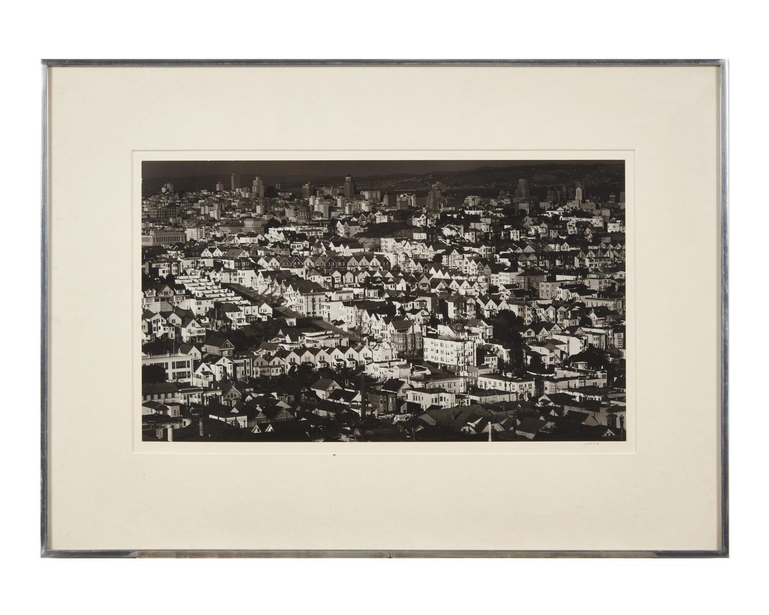 View (from Twin Peaks, San Francisco ), 1947, later printed circa 1975