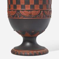 A Wedgwood Diceware Rosso Antico and Black Basalt Egyptian Revival Vase UK, early 19th century