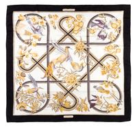 An Hermes Silk Scarf, 35 x 35 inches.