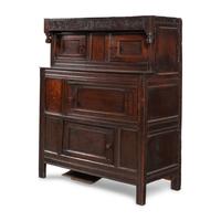 An English Oak Press Cupboard