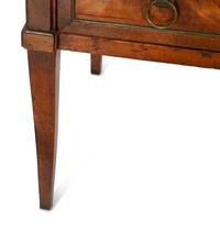 An Italian Walnut Two-Drawer Commode