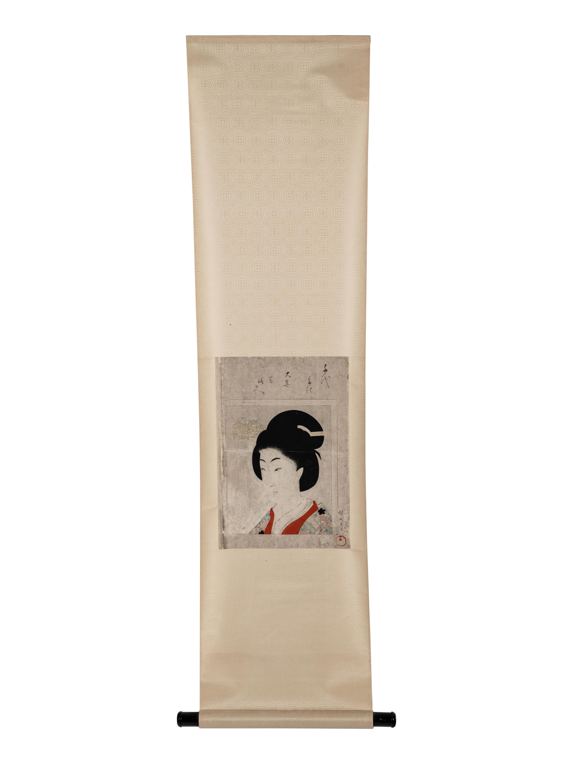 Two Japanese Hanging Scrolls