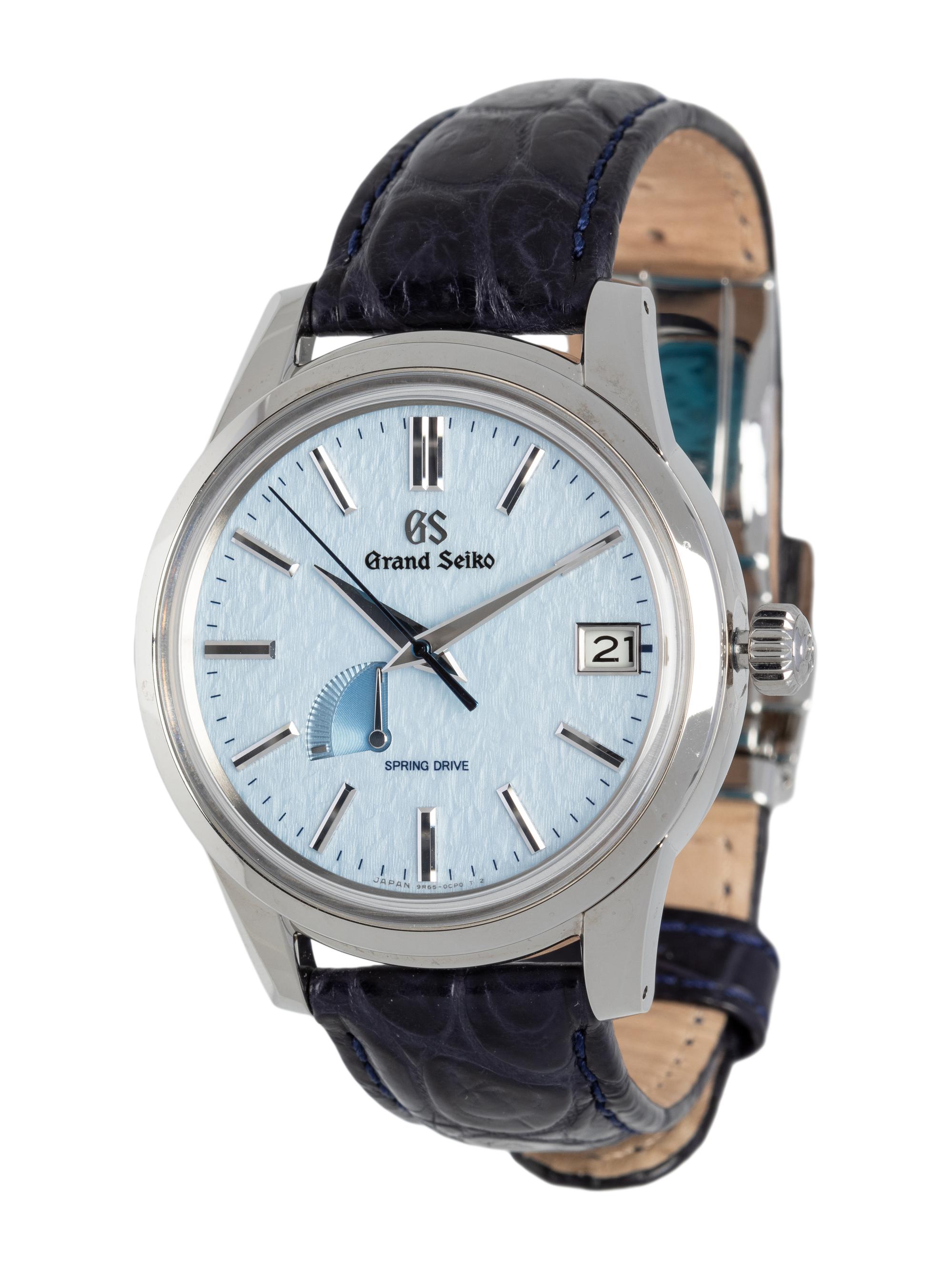 GRAND SEIKO, STAINLESS STEEL REF. SBGA407 'SPRING DRIVE' WRISTWATCH