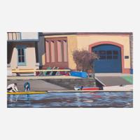 Joseph Sweeney (American, b. 1950) Early Spring Rowing