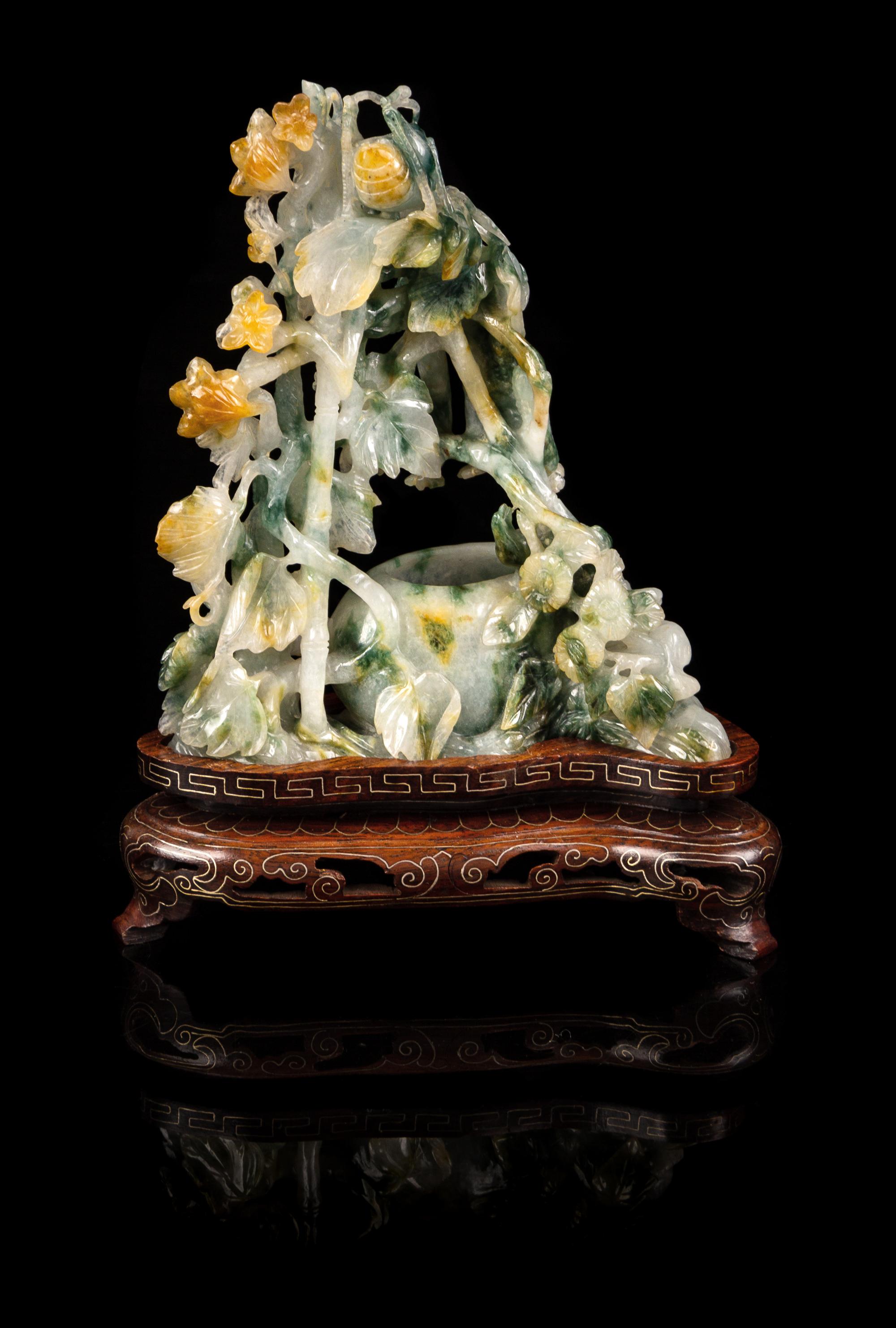 Two Chinese Jade Carvings