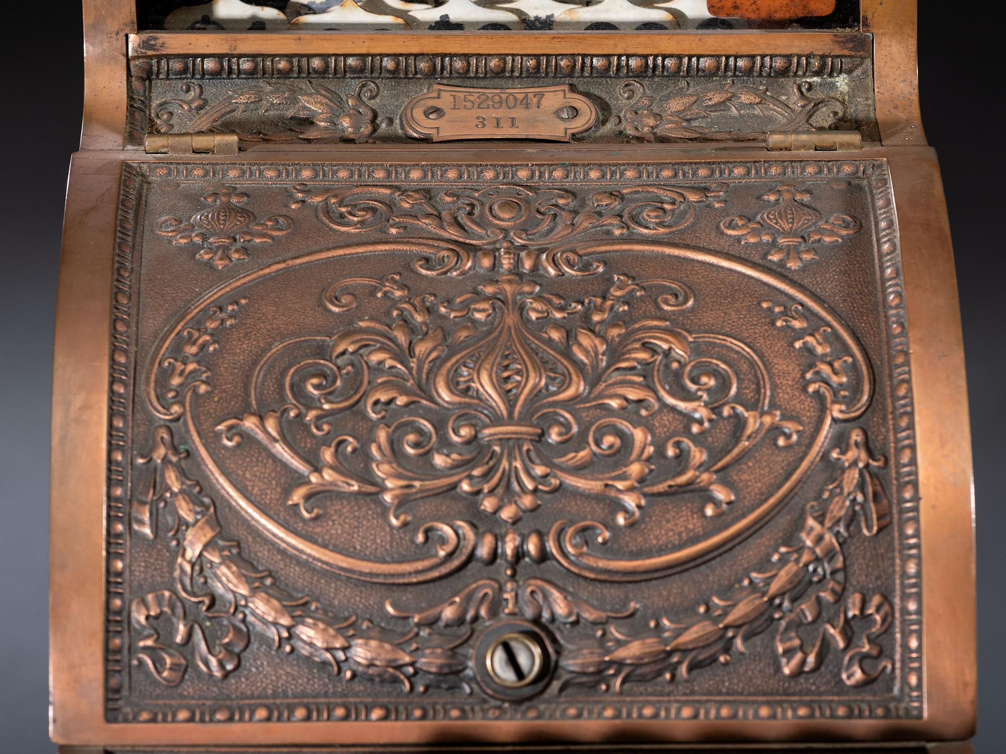 A Brass National Cash Register, Model No. 311