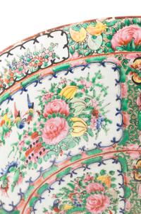 A Chinese Export Rose Medallion Porcelain Bowl