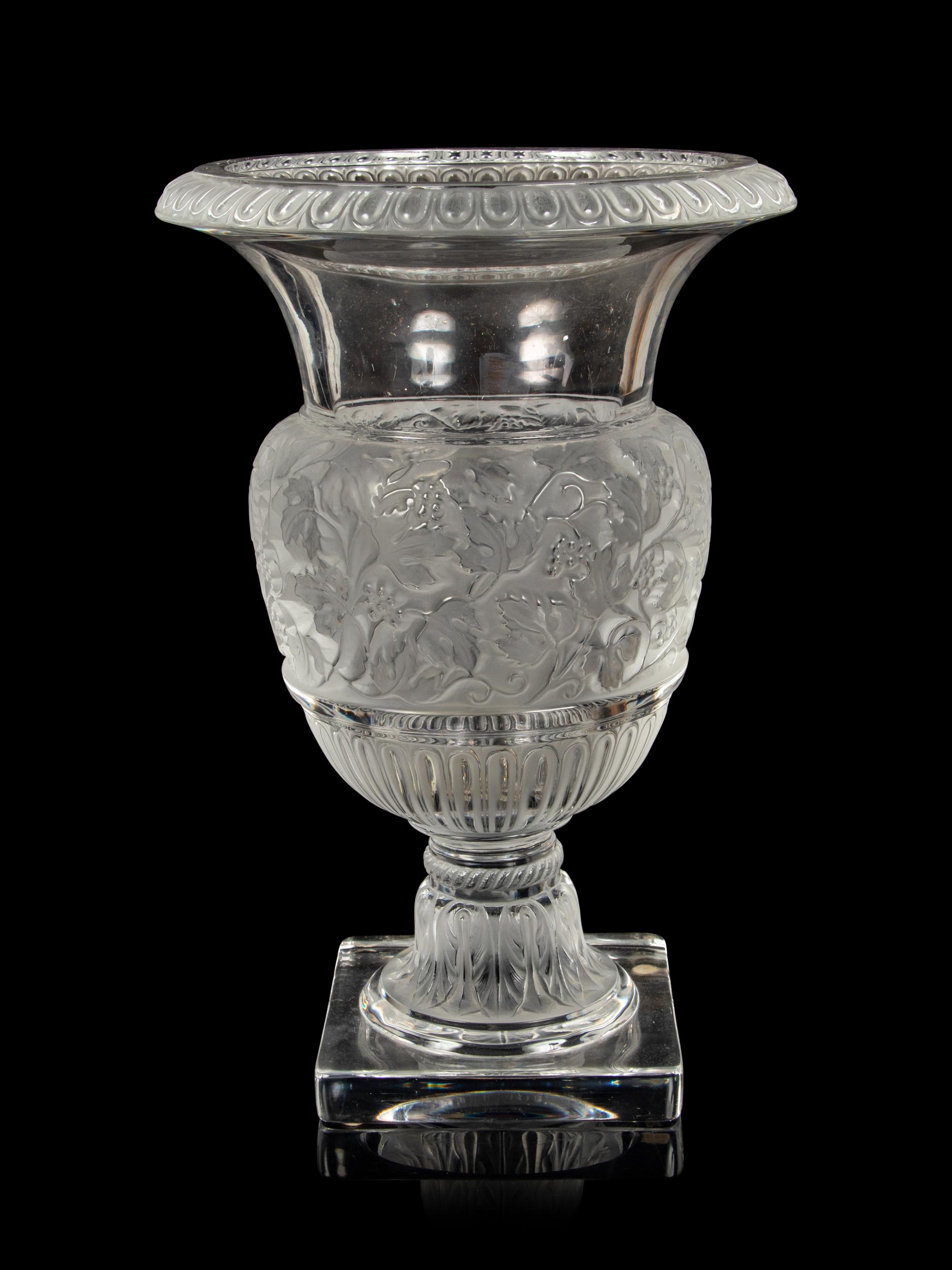 A Lalique Versailles Vase