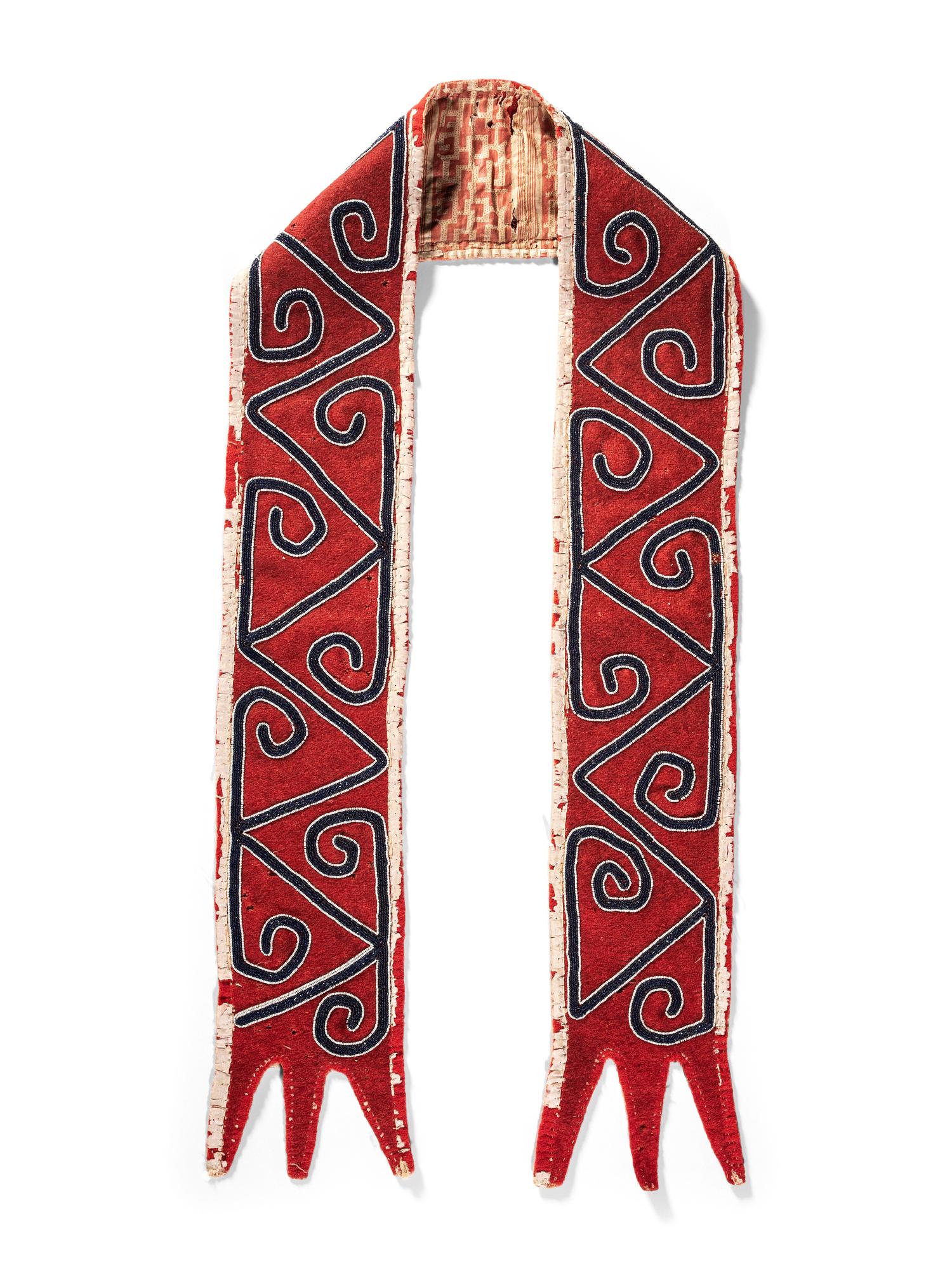 Creek Beaded Wool Bandolier Strap