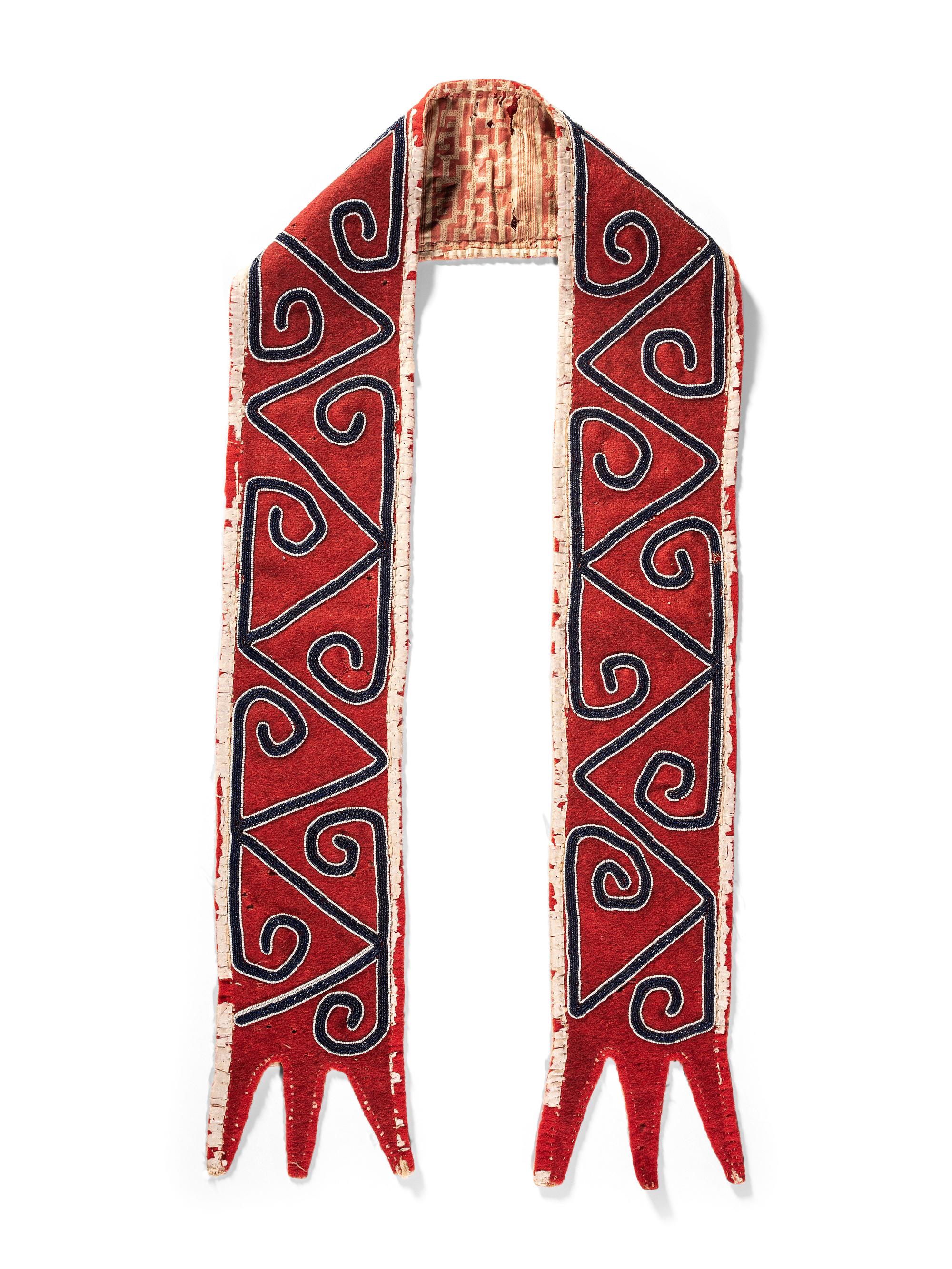 Creek Beaded Wool Bandolier Strap