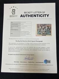 A Multi Signed Cincinnati Reds Big Red Machine Starting Lineup Autograph Photo (Beckett Authentication Services Letter),