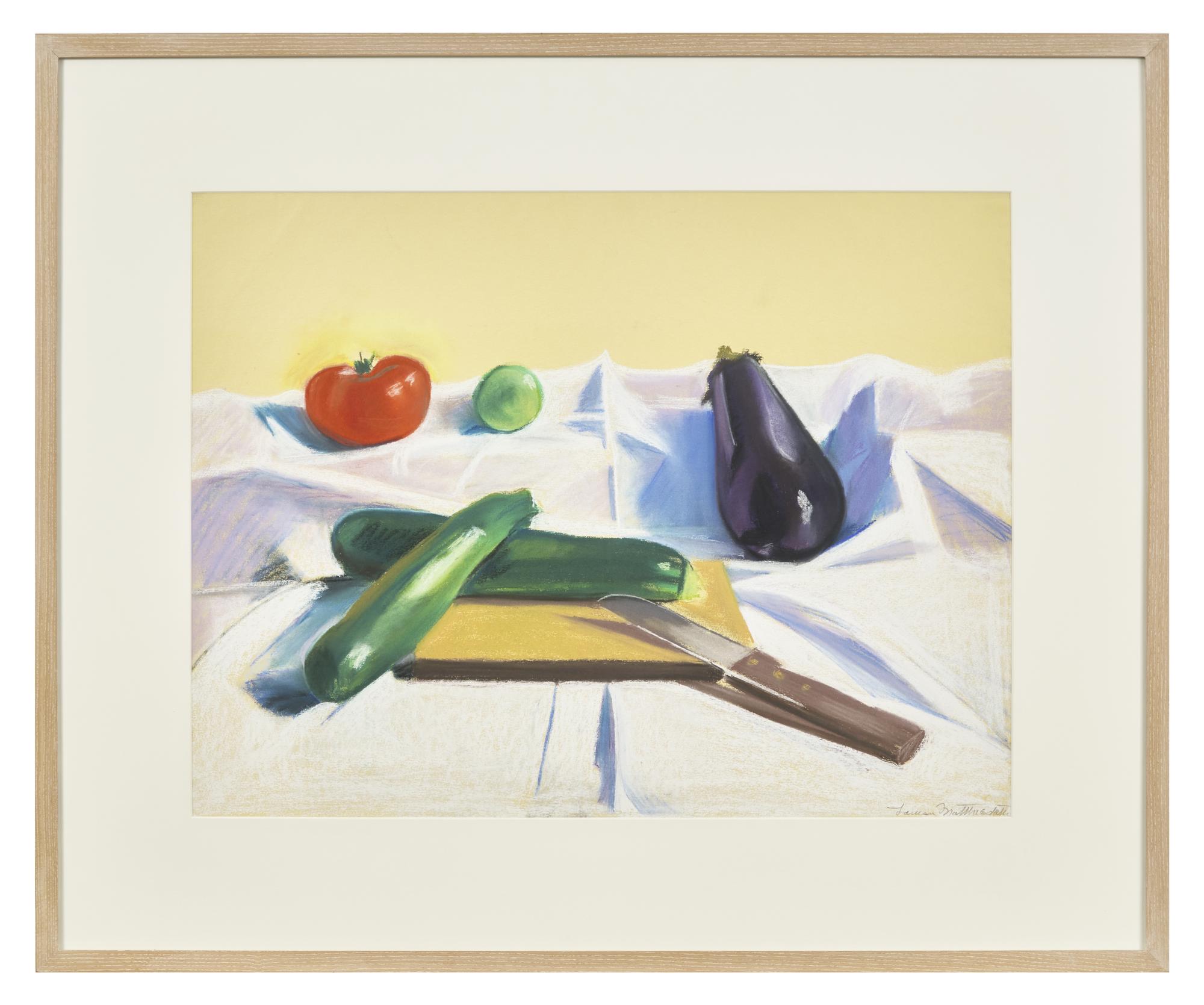 Zucchini, Tomato and Eggplant, 1989