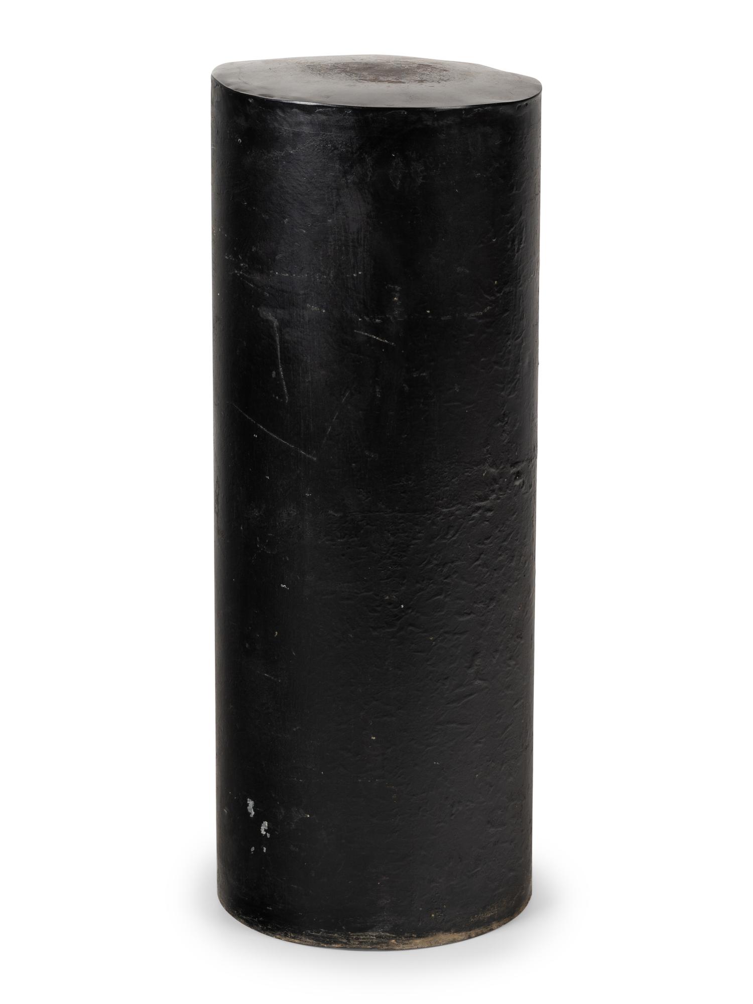 A Painted Metal Pedestal