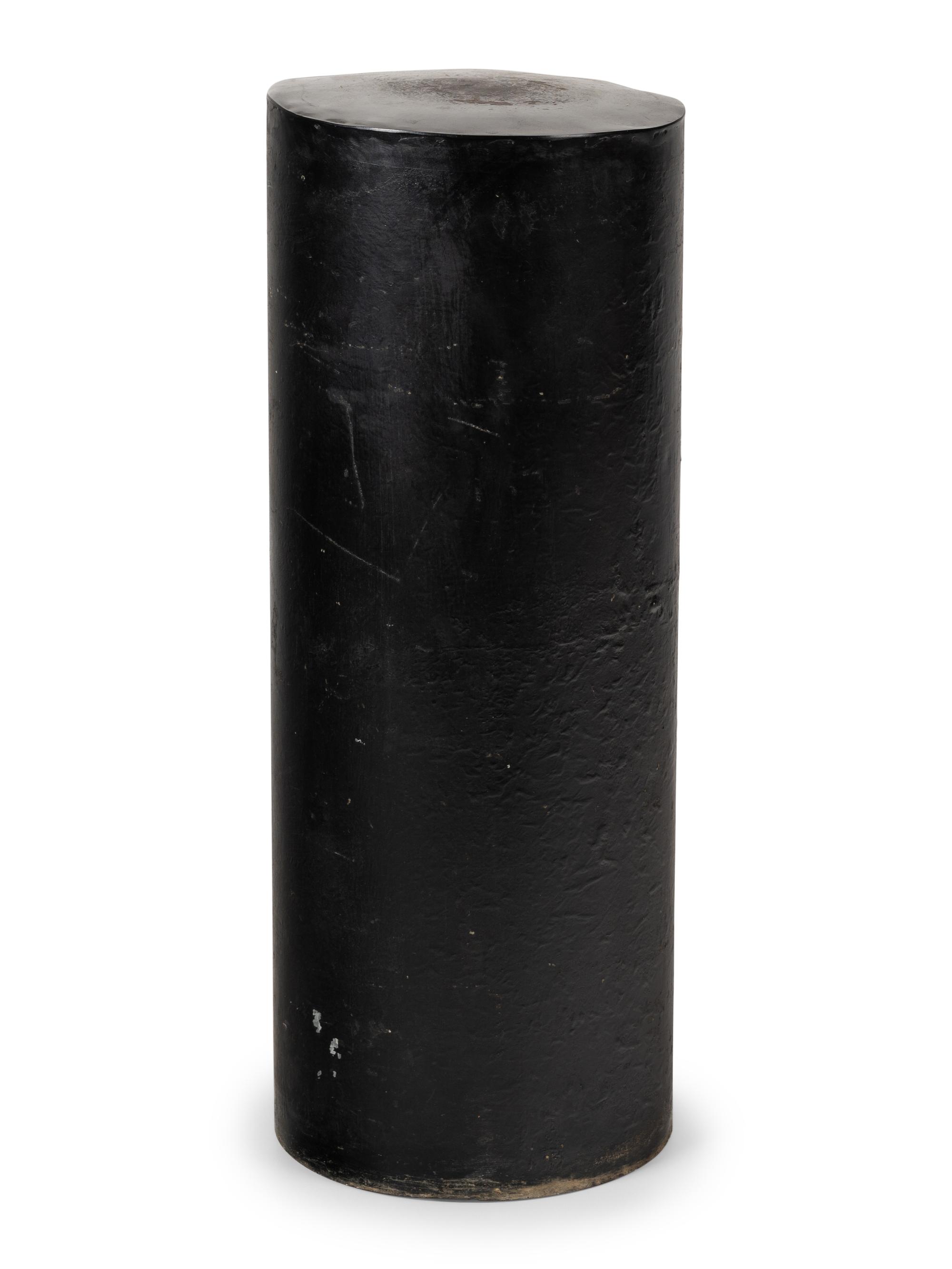 A Painted Metal Pedestal