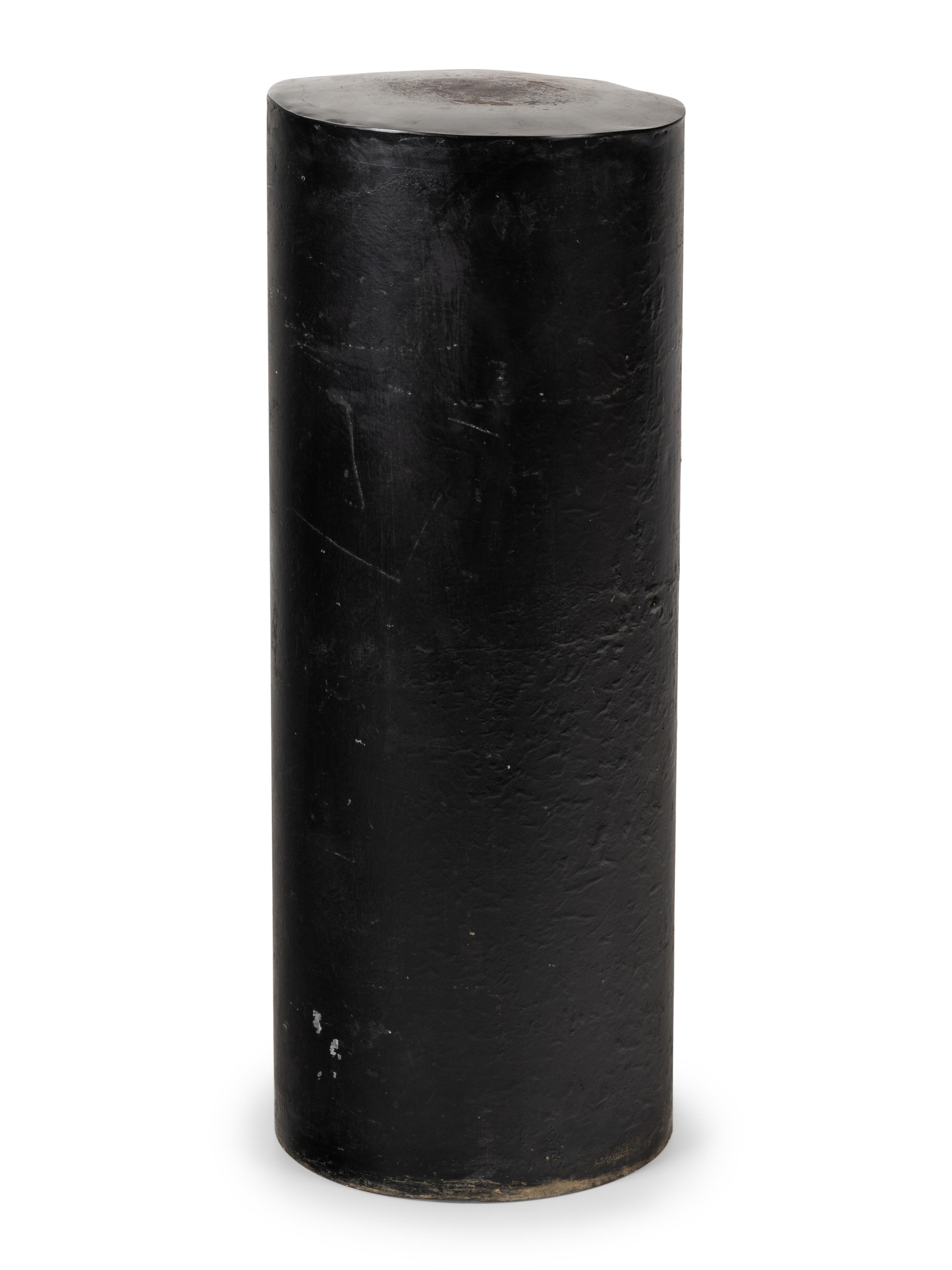 A Painted Metal Pedestal