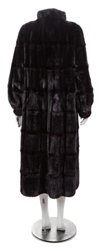A Ranch Mink Quilted Coat, No size.