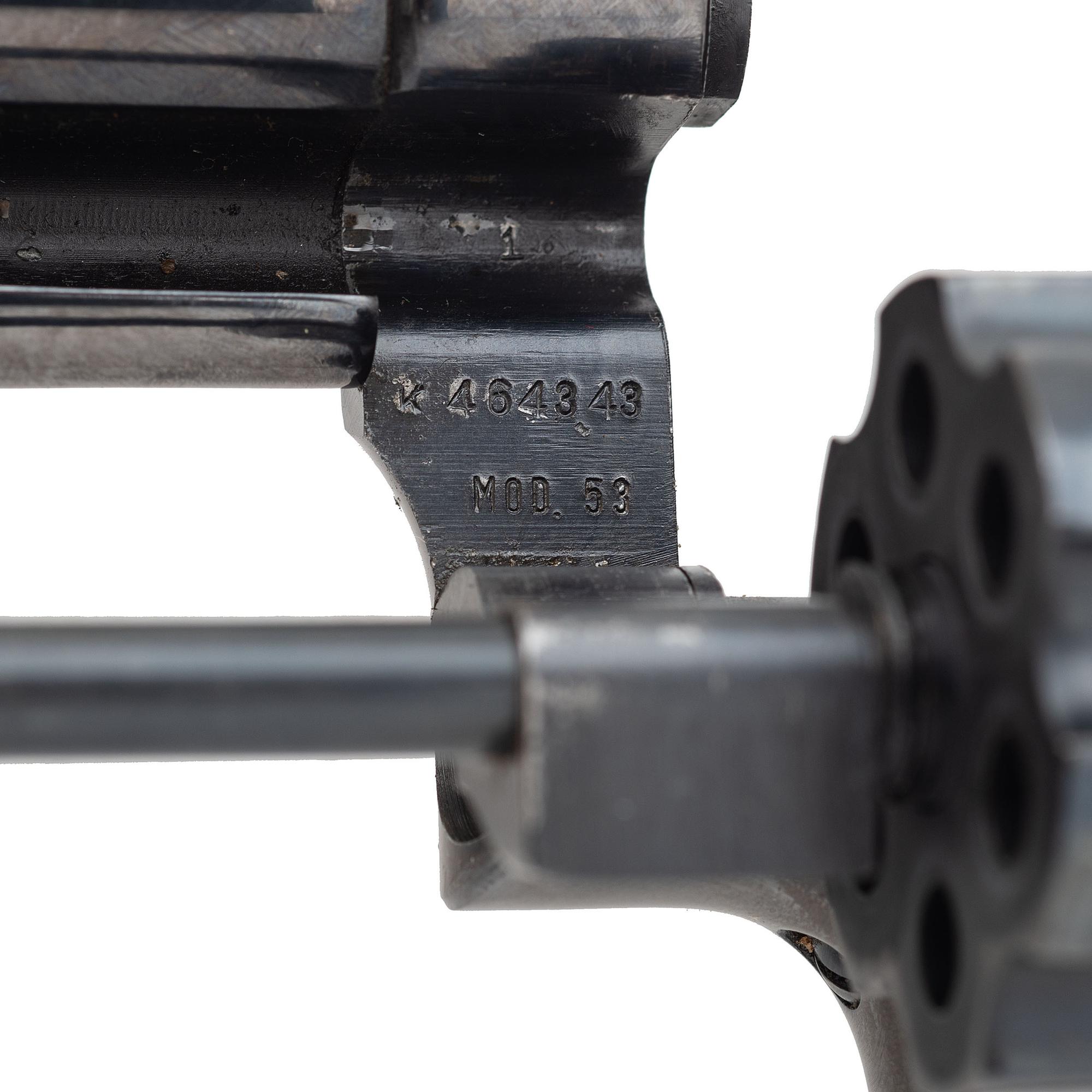 **Smith & Wesson 4-Screw Model 53 in Box with Both Cylinders & Chamber Inserts