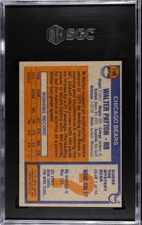 A 1976 Topps Walter Payton Rookie Football Card No. 148 (SGC 5 EX)