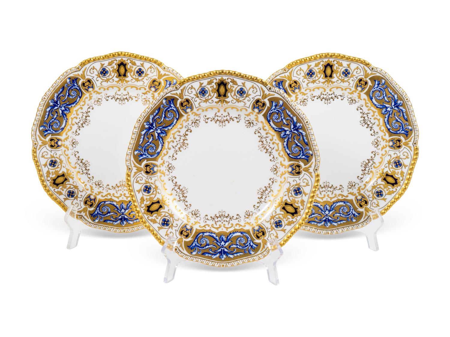 A Set of Twelve Coalport Porcelain Plates — 20TH CENTURY