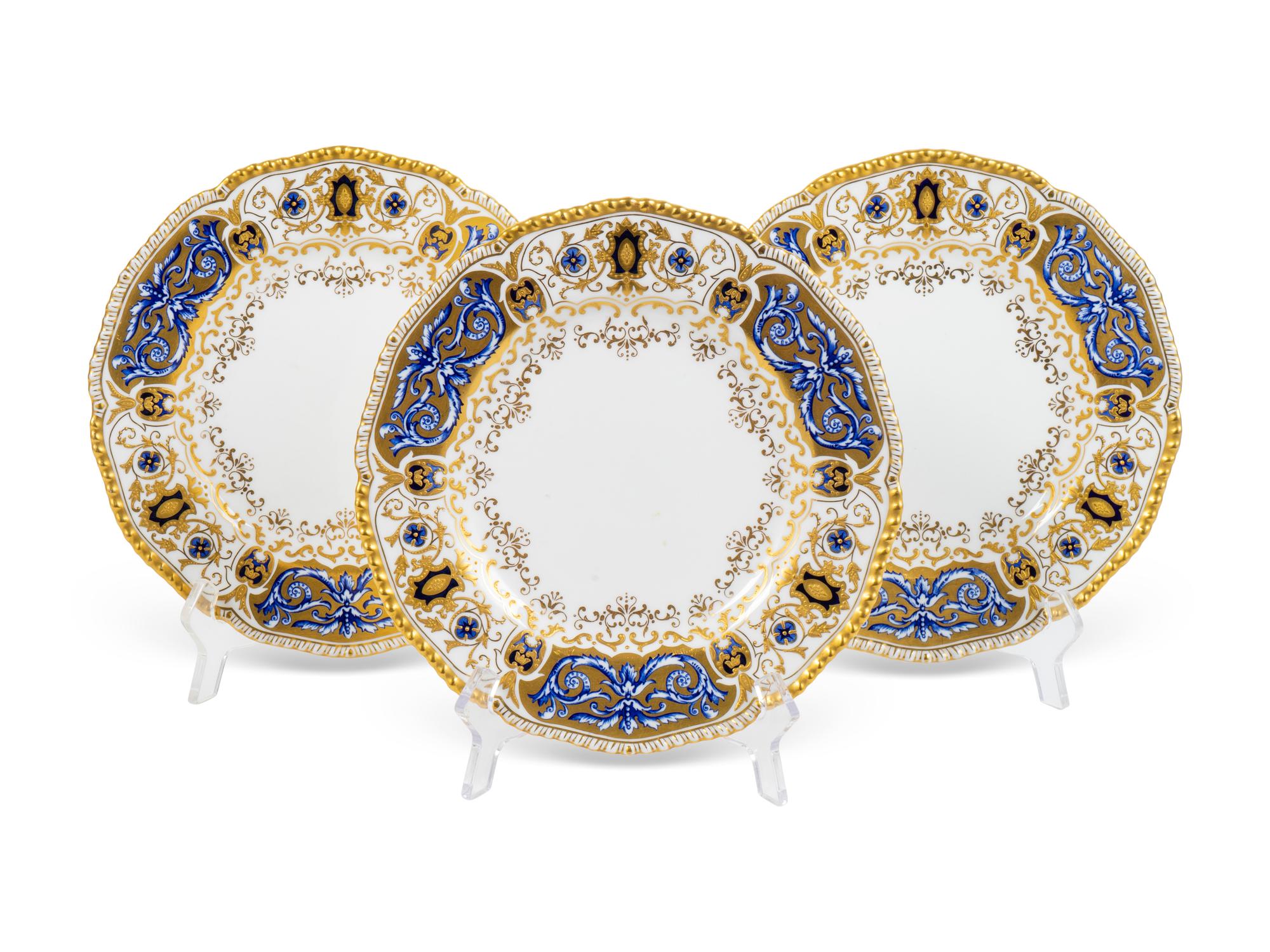 A Set of Twelve Coalport Porcelain Plates — 20TH CENTURY